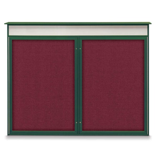 Single Door Enclosed Indoor Letterboard